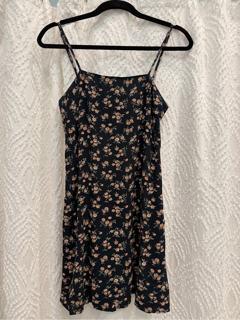 American Eagle Outfitters Black Sundress with Floral Print, Size Small